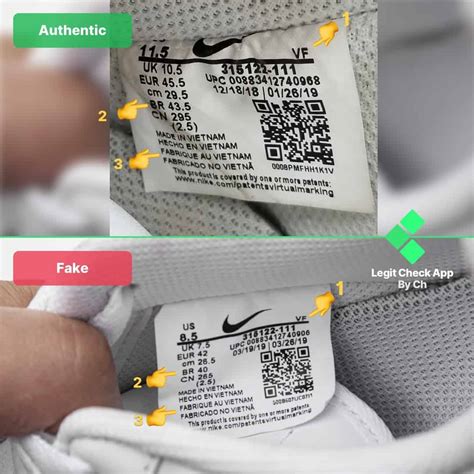 how to tell a fake nike receipt|how to check if nikes are genuine.